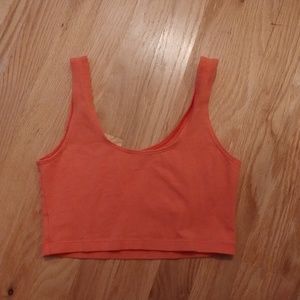 American Apparel Cotton Spandex Crop Tank